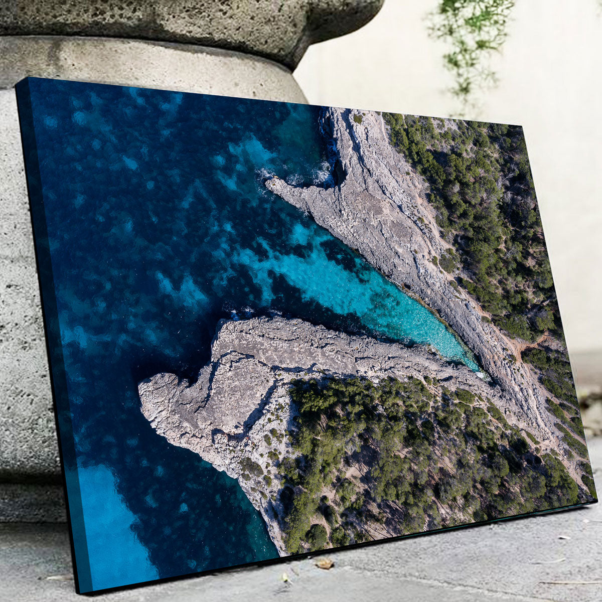 Blue and Green Wall Art