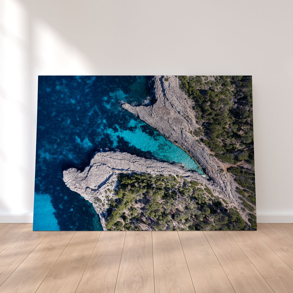 Blue and Green Wall Art