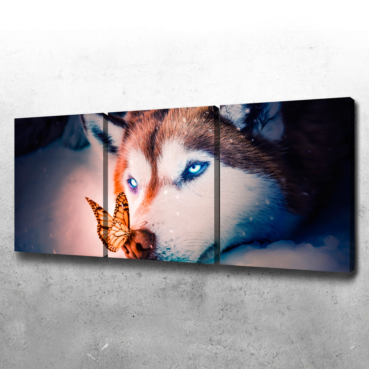 Blue Eyes Wolf Wall Art