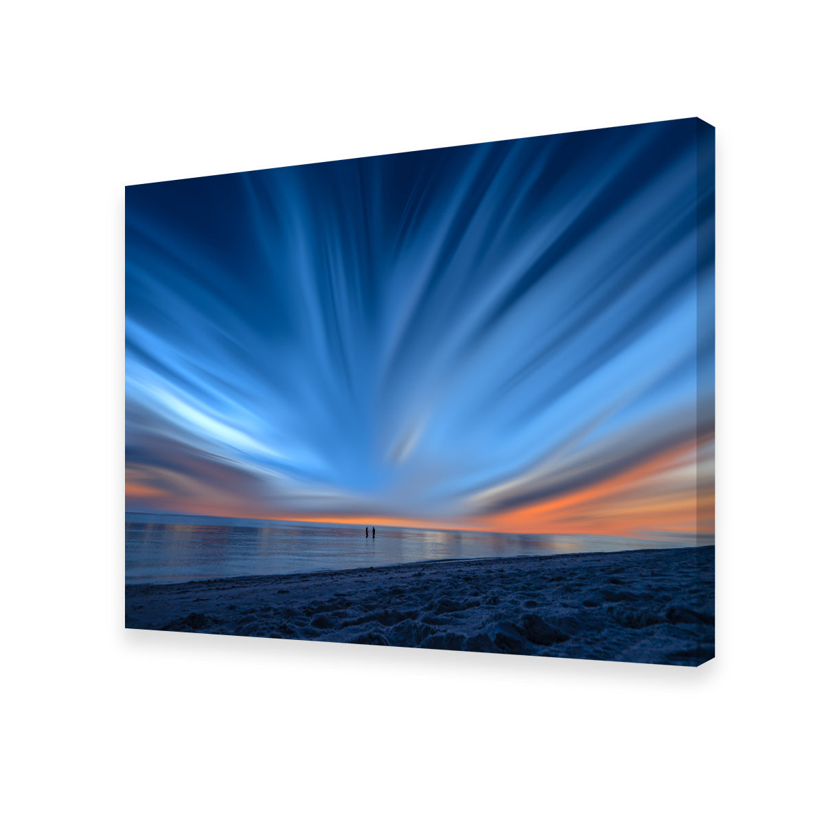 Blue Explosion Wall Art