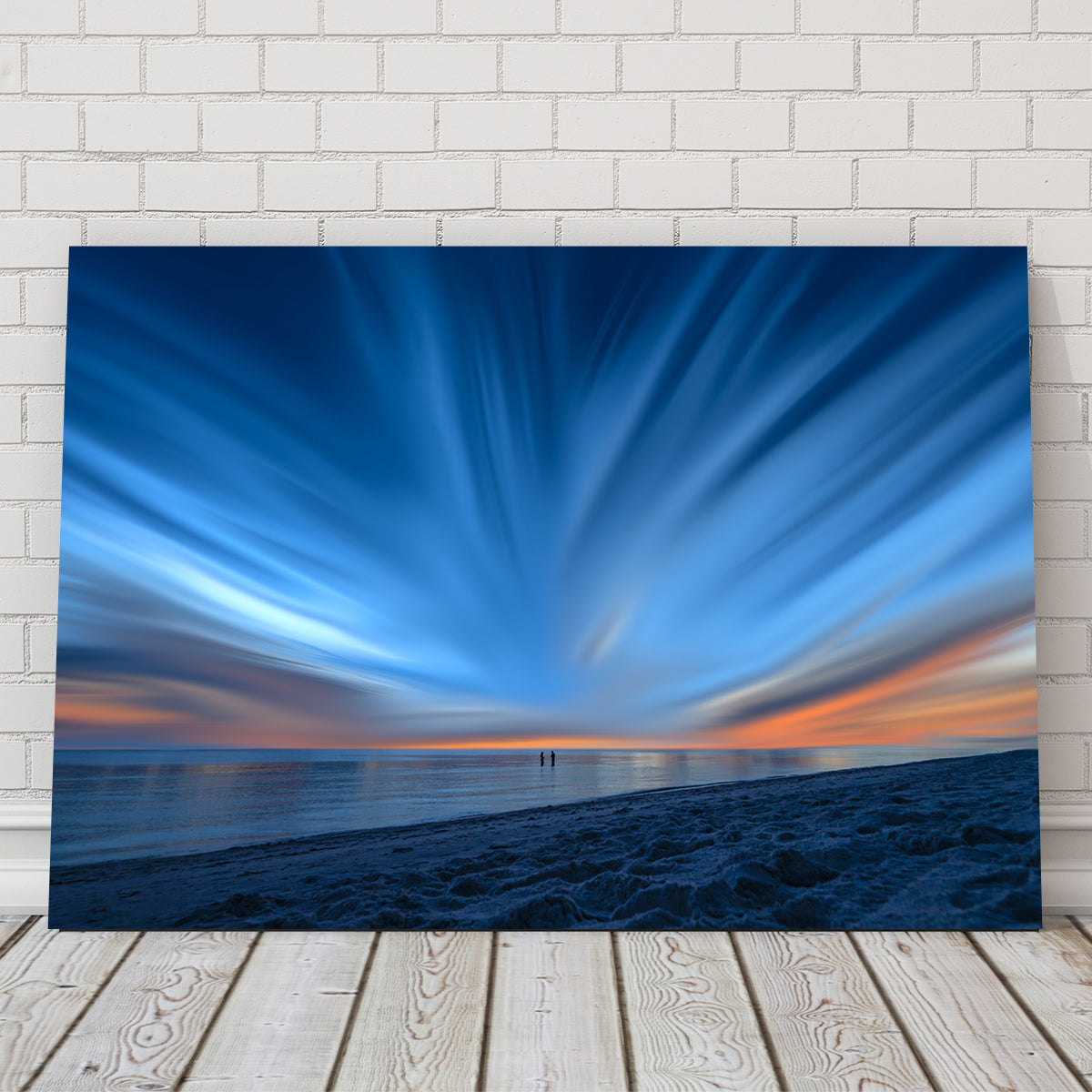 Blue Explosion Wall Art