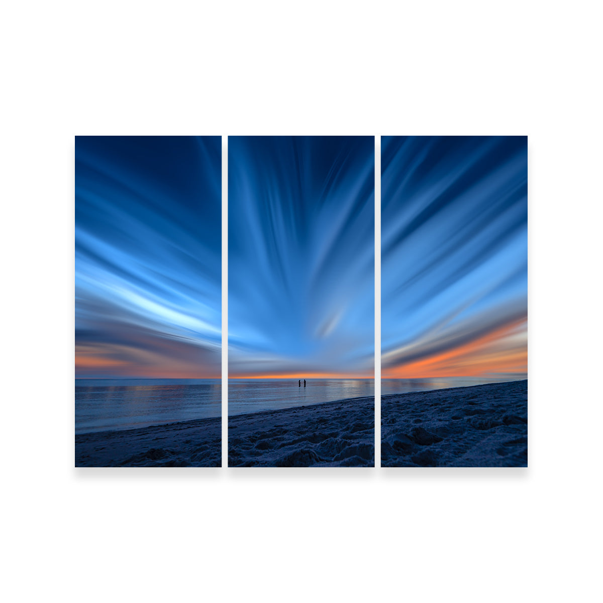 Blue Explosion Wall Art