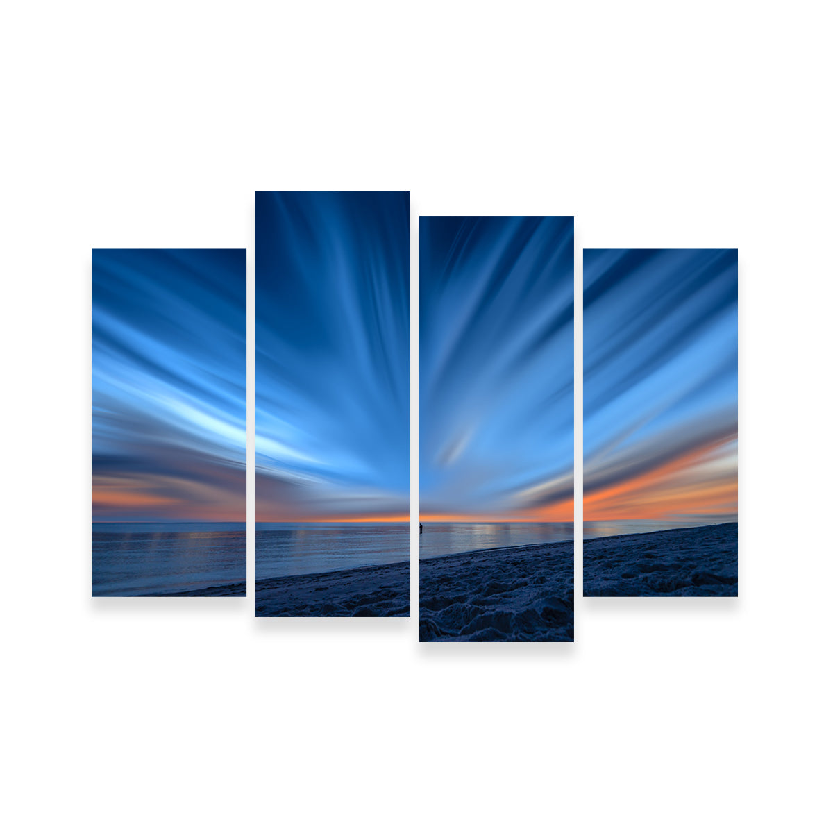 Blue Explosion Wall Art