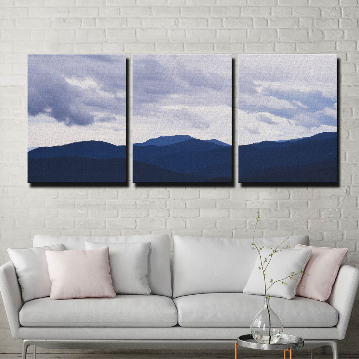 Blue Hills Canvas Set