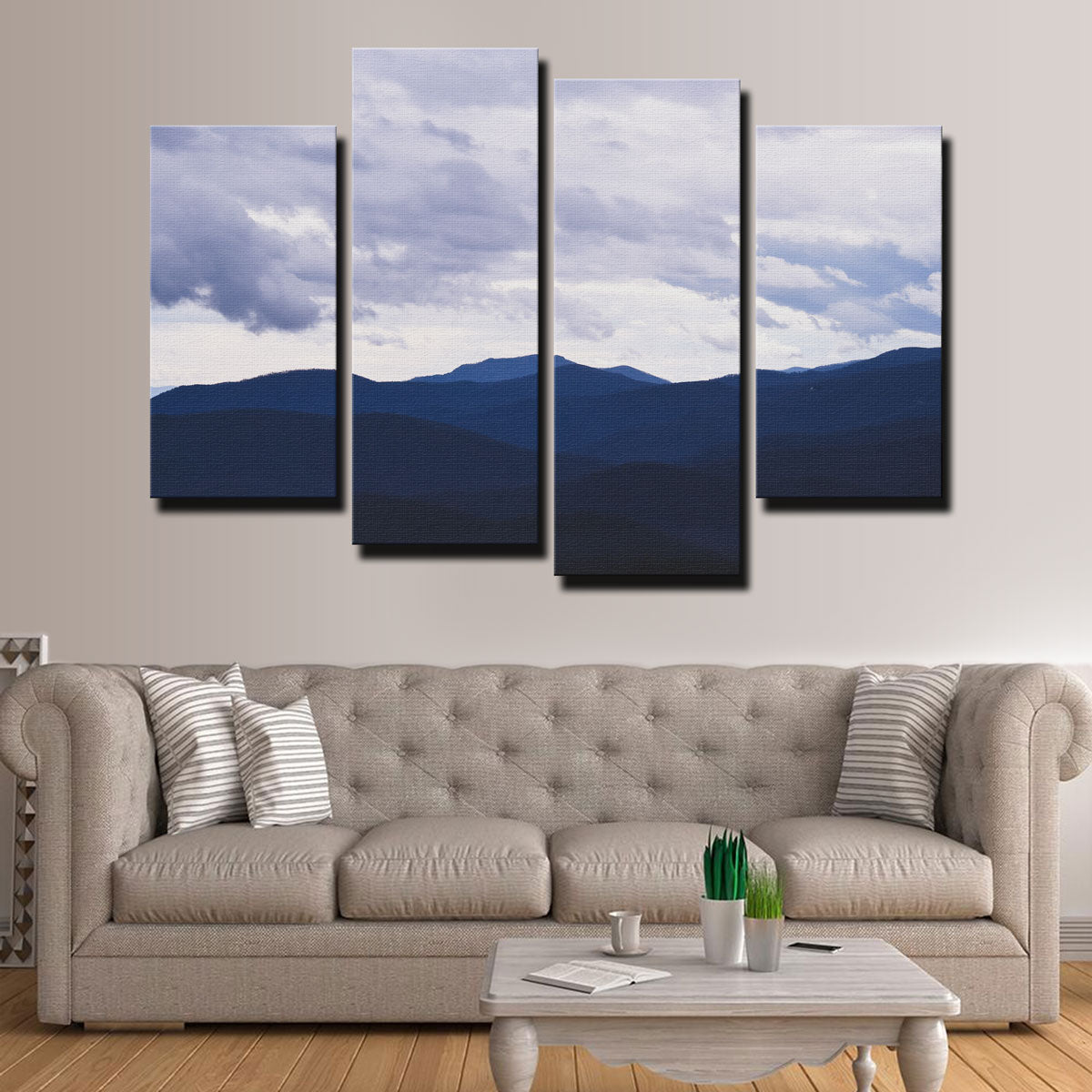 Blue Hills Canvas Set