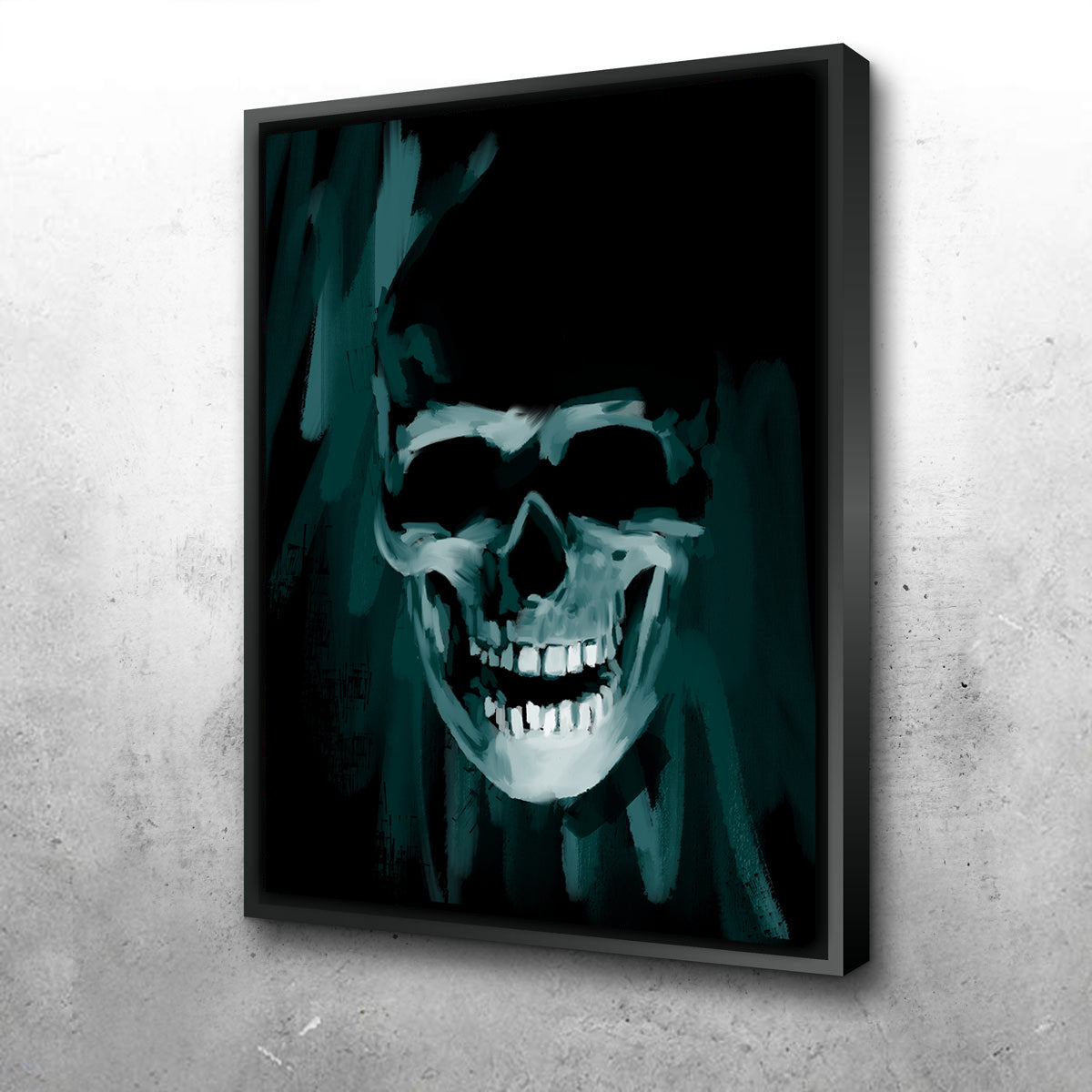 Blue Skull Wall Art