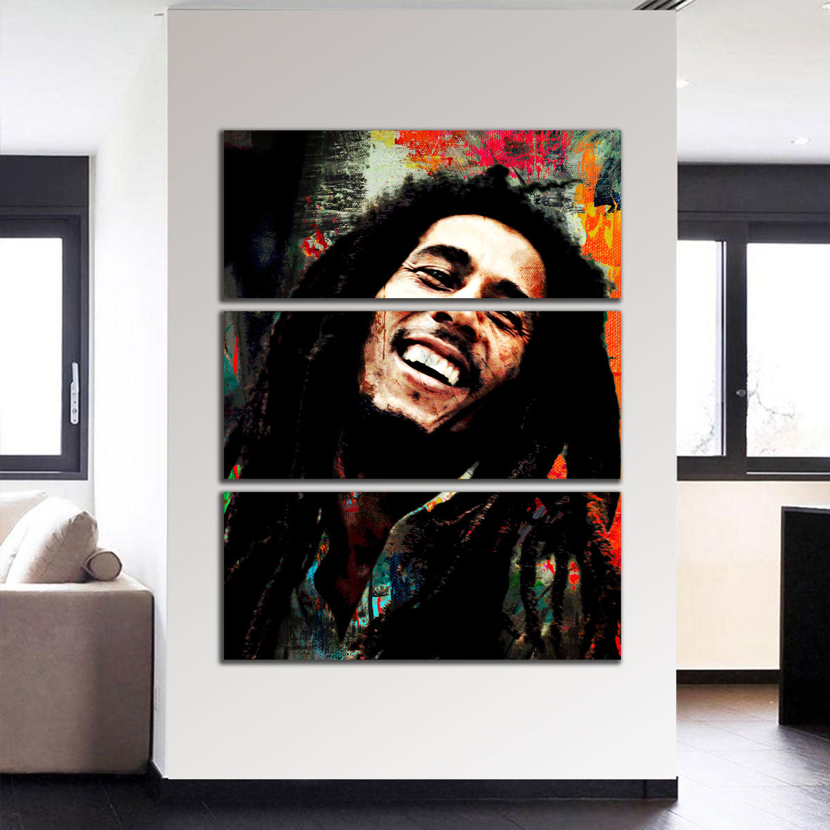 Bob Marley Rise Up Vertical Canvas sale Wall Art - Various Sizes