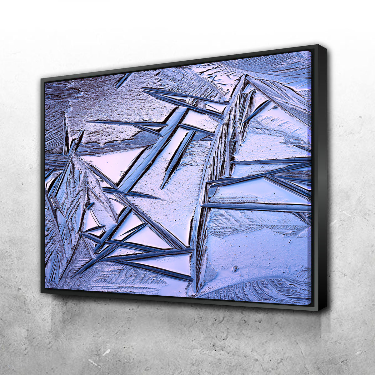 Bog Ice Morning Reflection Wall Art