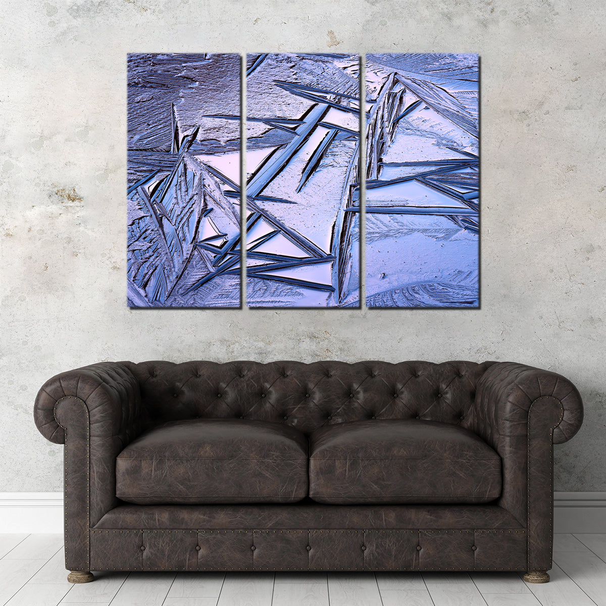 Bog Ice Morning Reflection Wall Art
