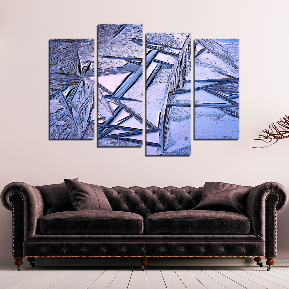 Bog Ice Morning Reflection Wall Art