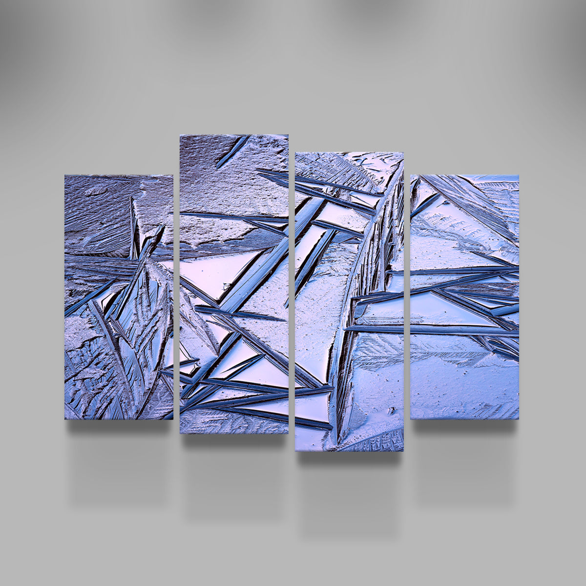 Bog Ice Morning Reflection Wall Art
