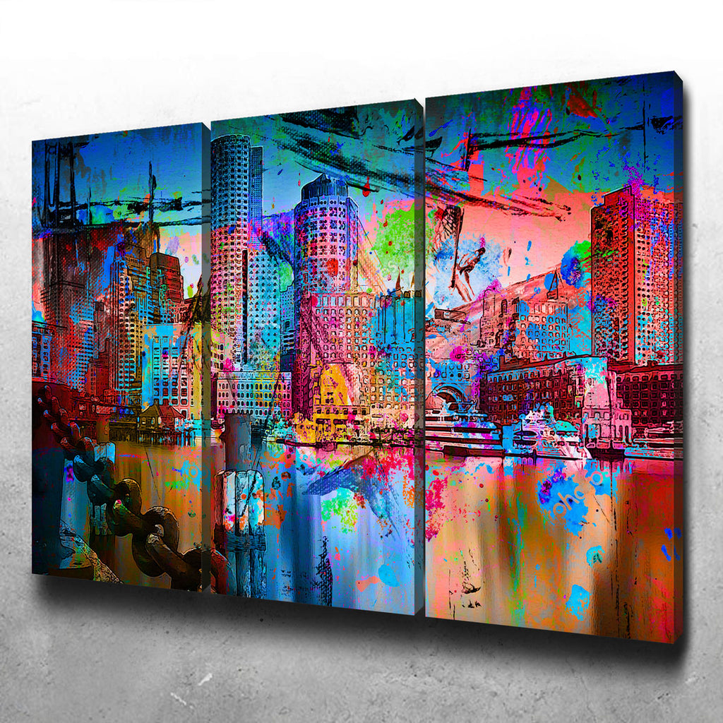 Boston Jersey Custom Canvas Print Wall Art