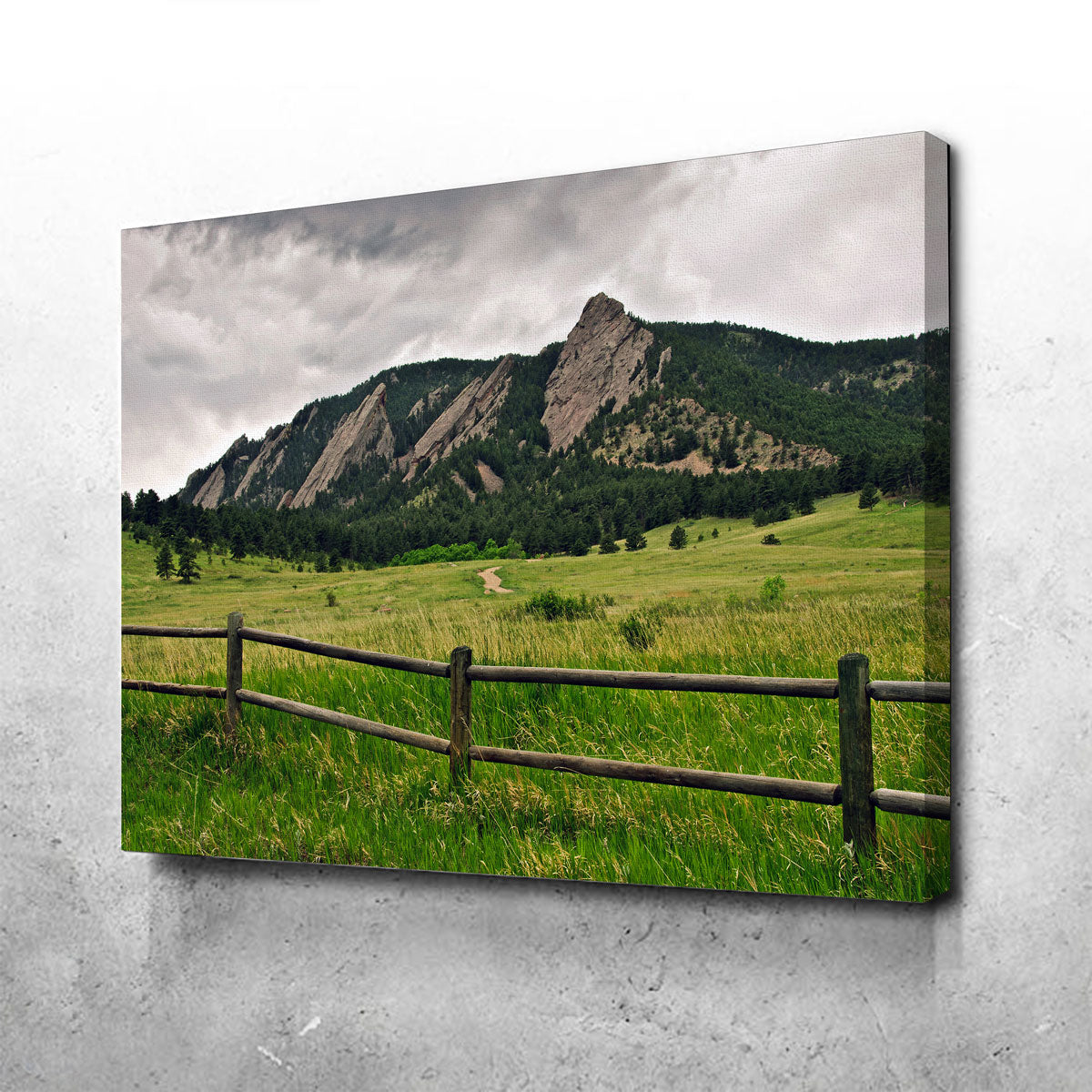 Boulder Flatirons Wall Art