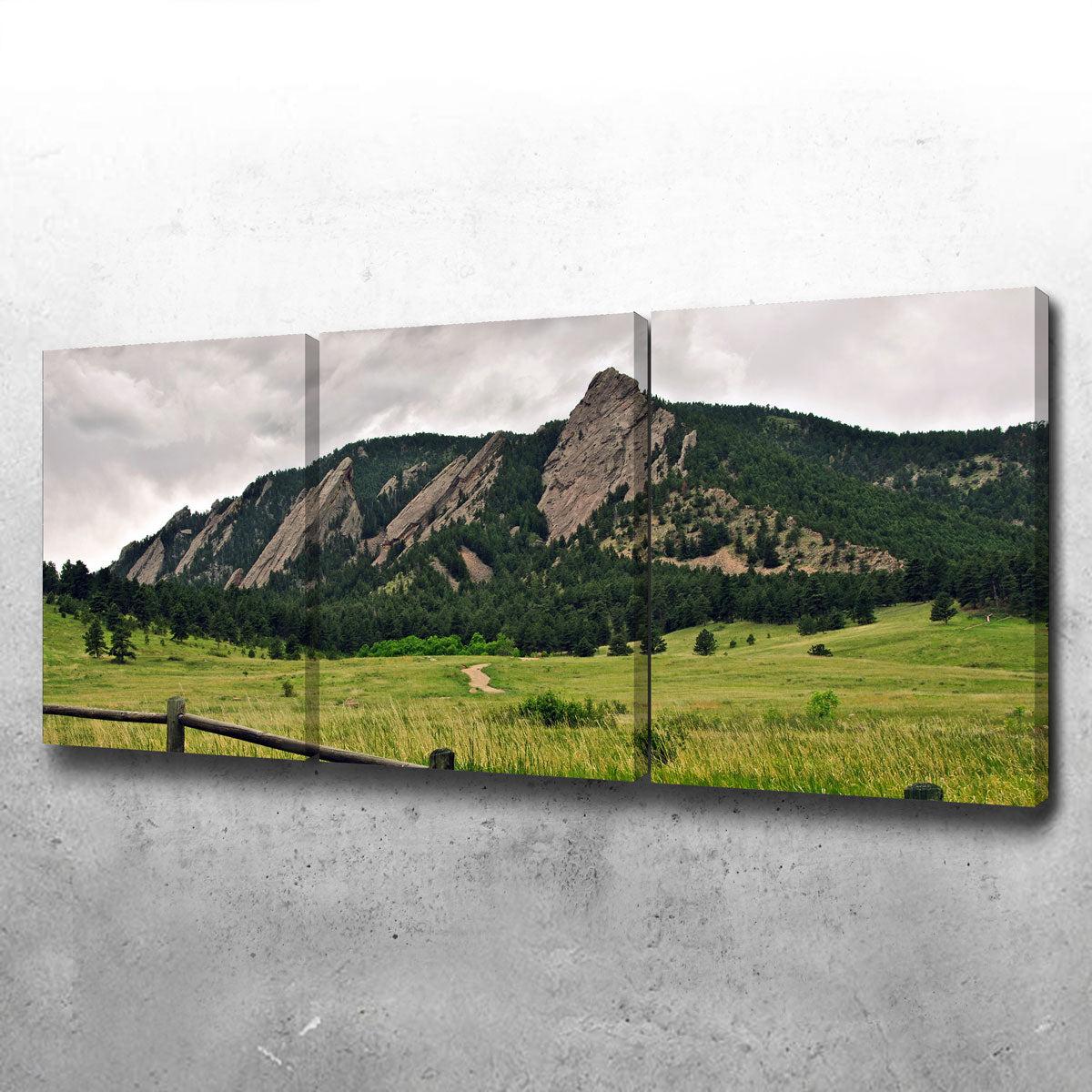 Boulder Flatirons Canvas Set