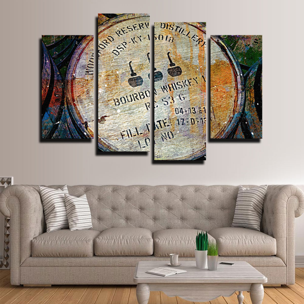 Bourbon Barrel Wall Art