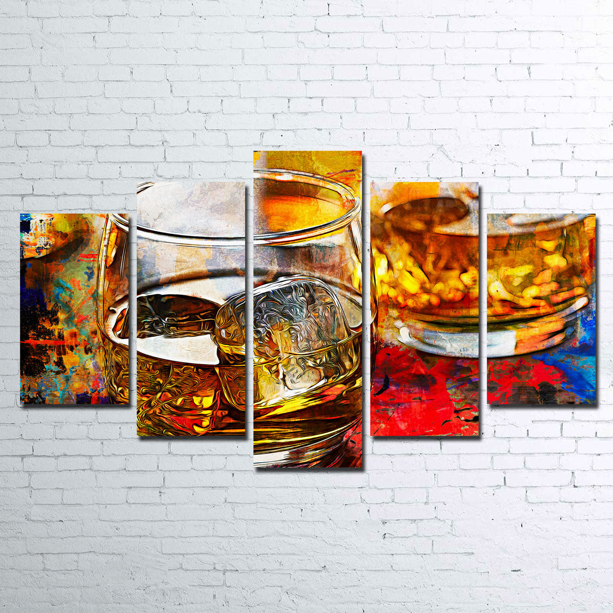 Bourbon Whiskey Abstract