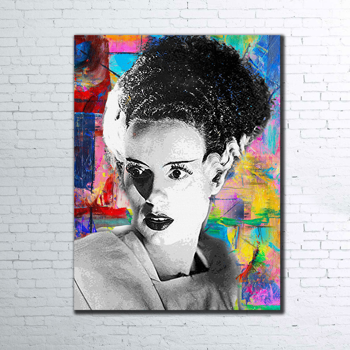 Bride of Frankenstein Canvas Wall Art