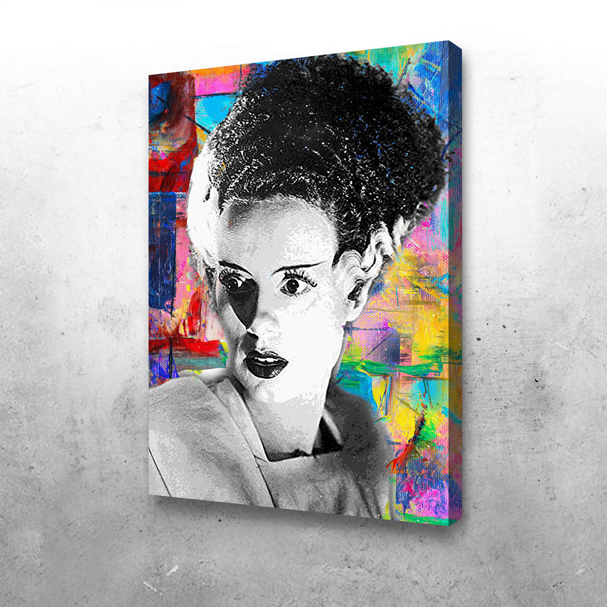 Bride of Frankenstein Canvas Wall Art