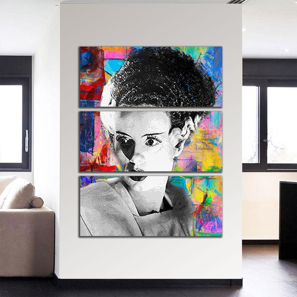 Bride of Frankenstein Canvas Wall Art