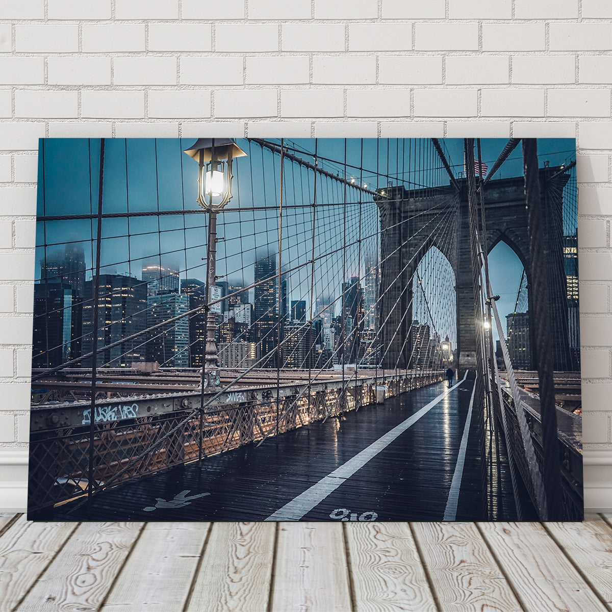 Bridge and Clouds Wall Art