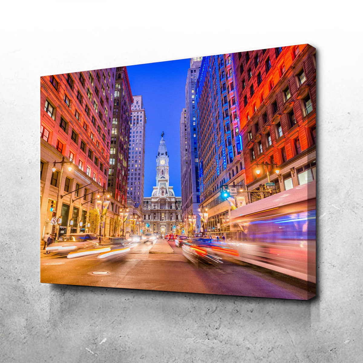 Broad Street with City Hall Wall Art
