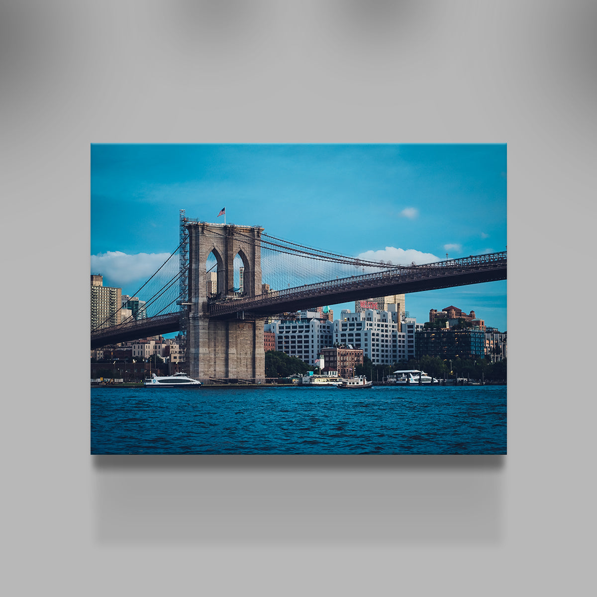 Brooklyn Bridge Blue Hour Wall Art