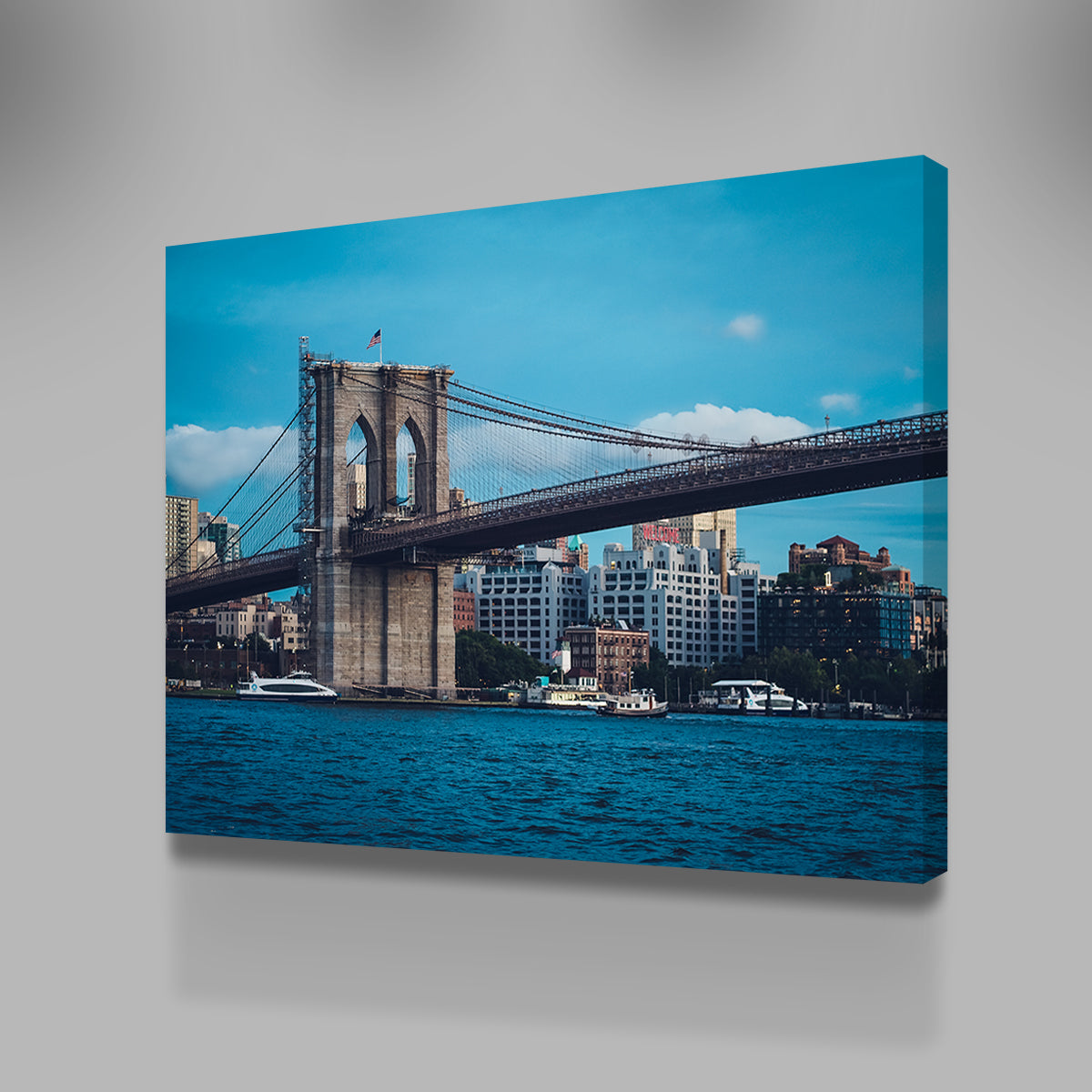 Brooklyn Bridge Blue Hour Wall Art