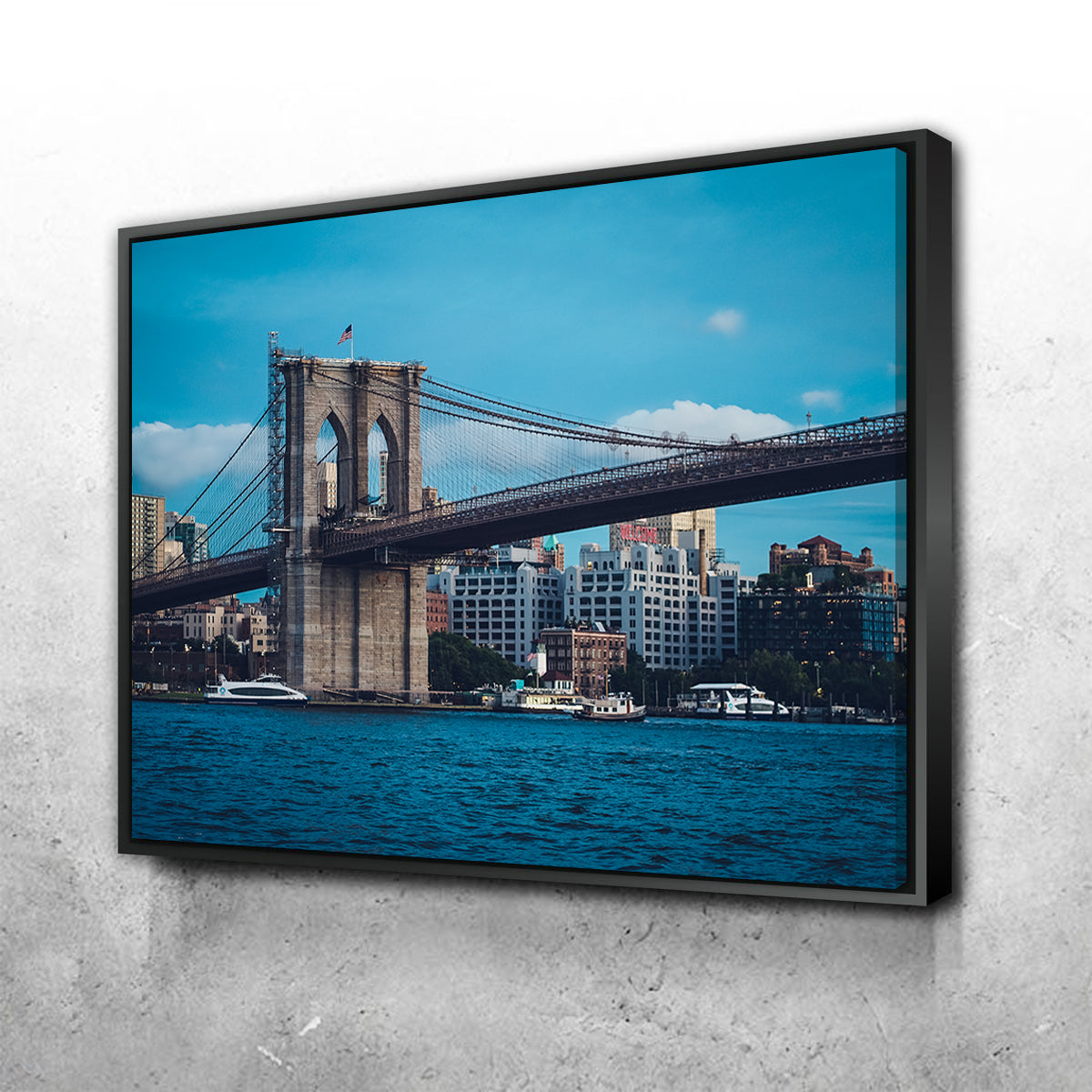 Brooklyn Bridge Blue Hour Wall Art