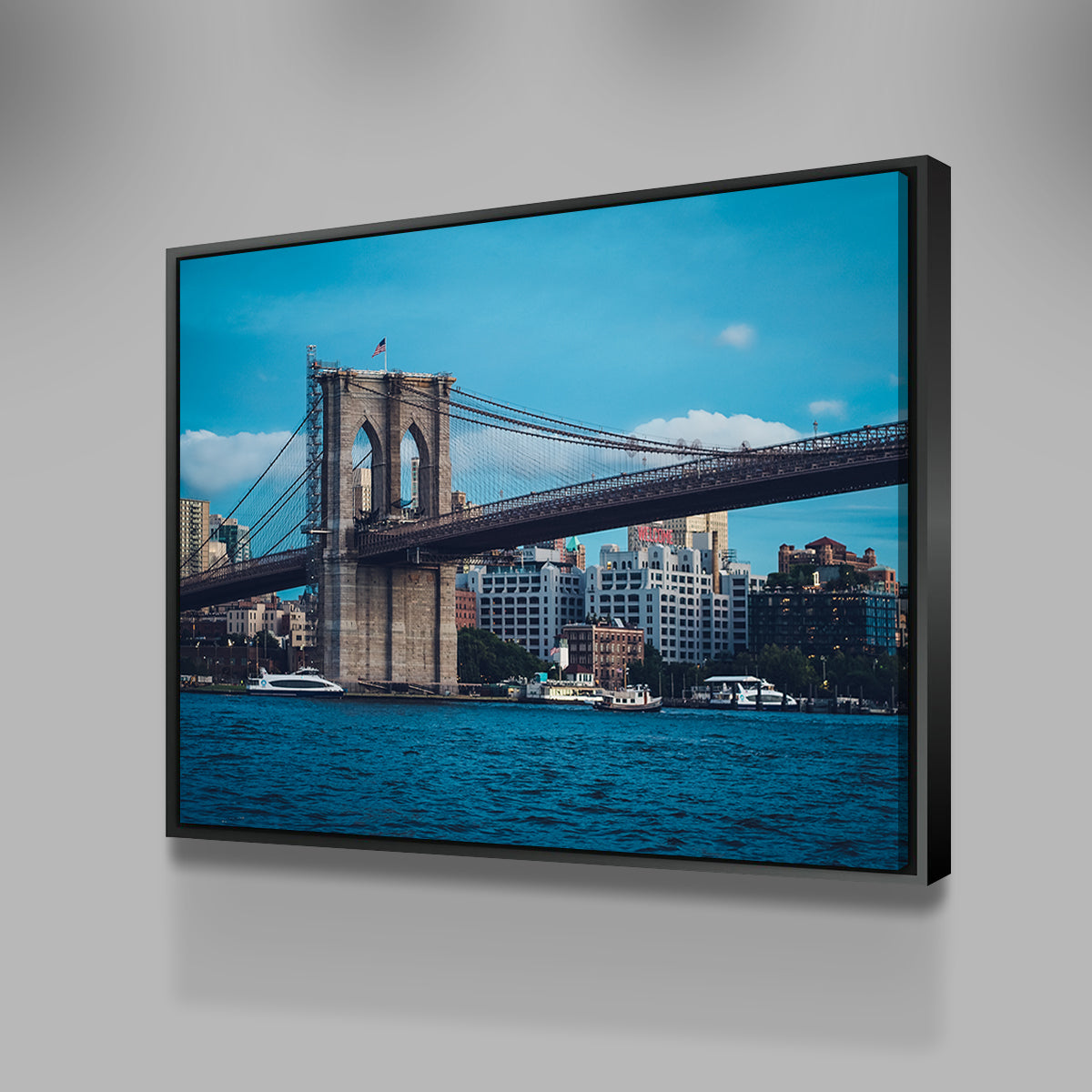 Brooklyn Bridge Blue Hour Wall Art