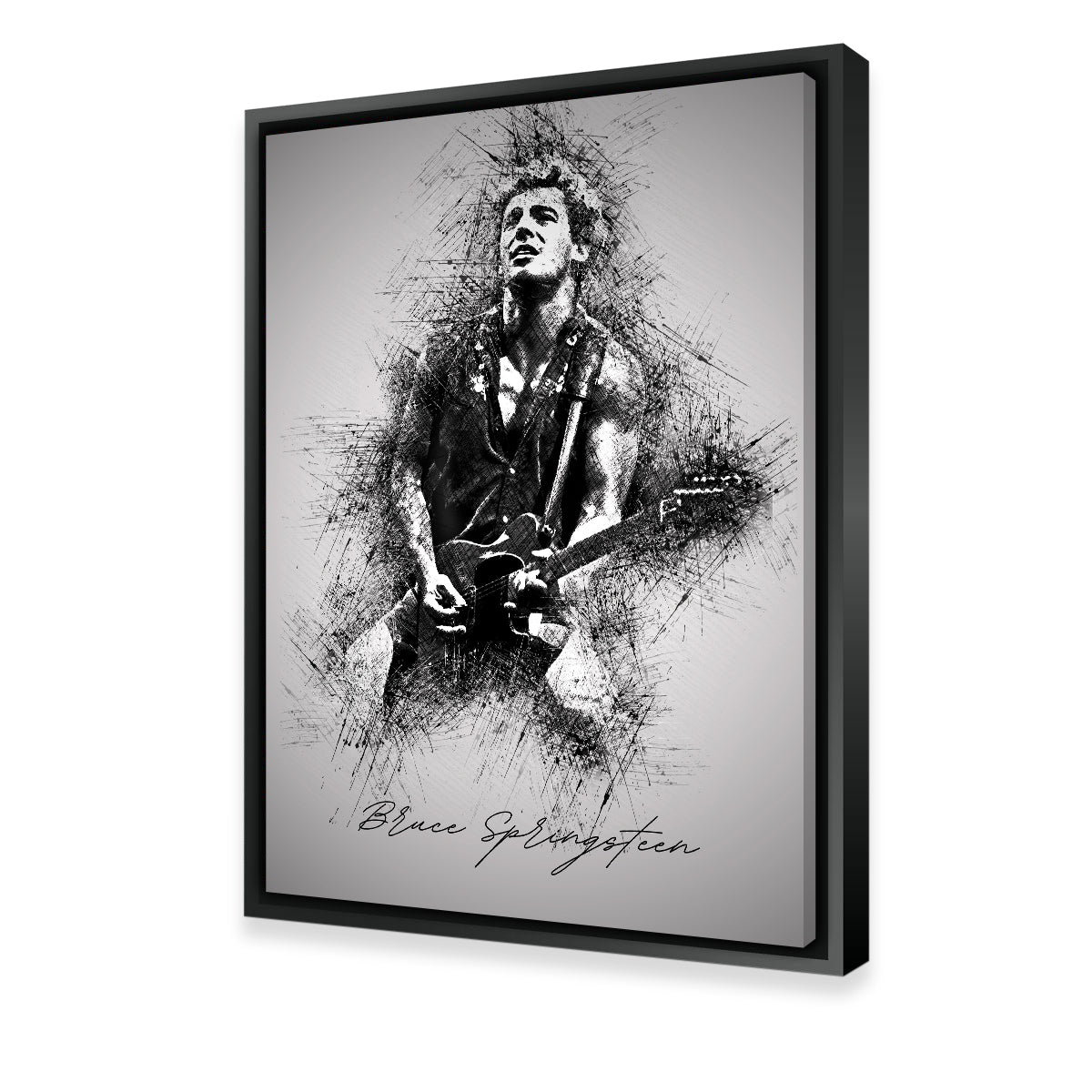 Bruce Springsteen back in the day Wall Art