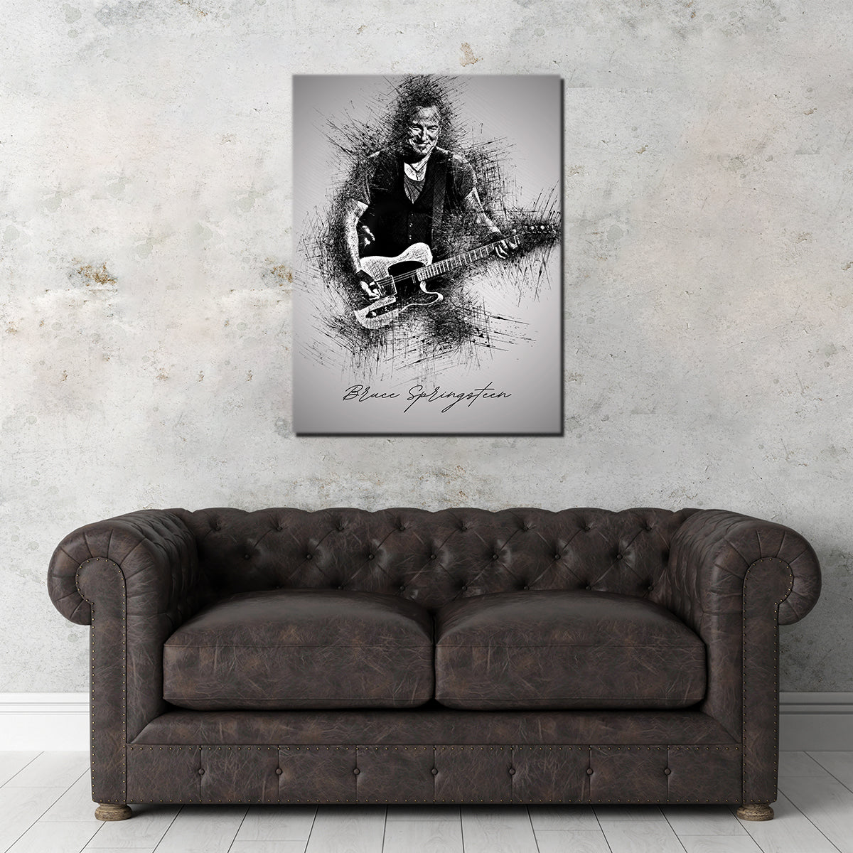 Bruce Springsteen Guitar Wall Art