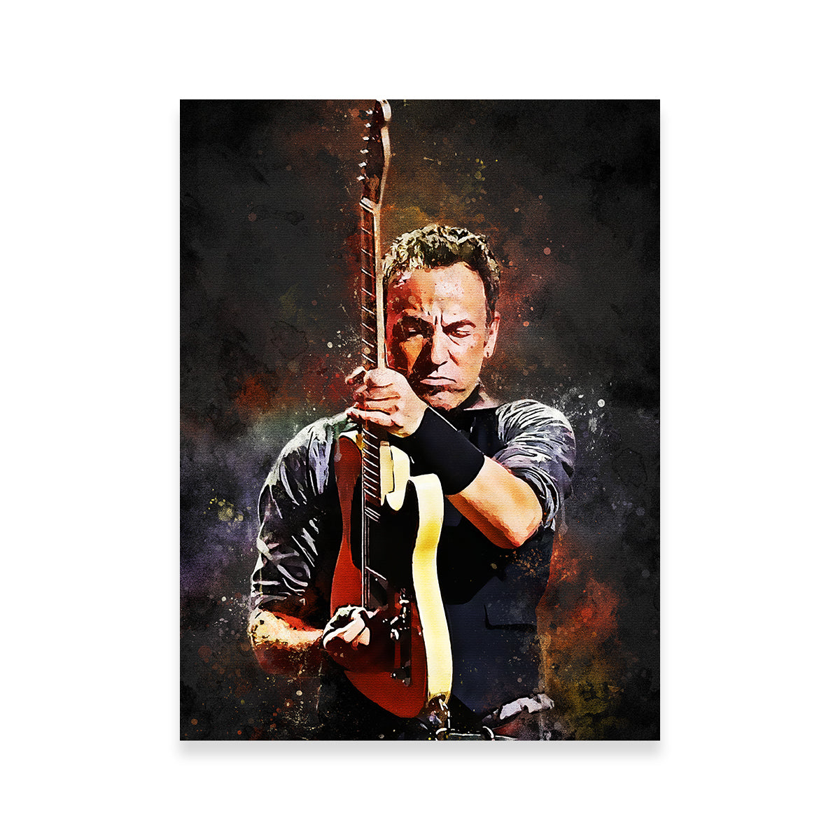 Bruce Springsteen Painting Wall Art
