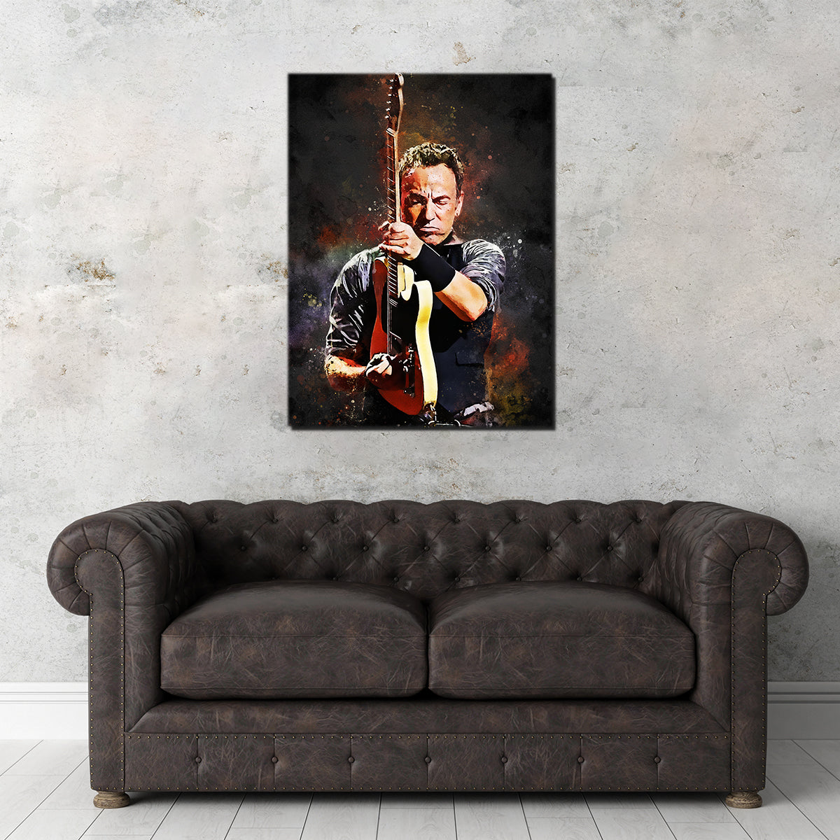 Bruce Springsteen Painting Wall Art