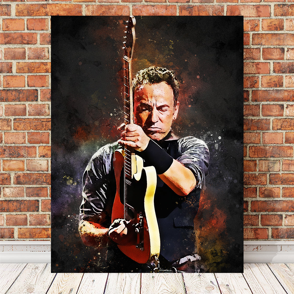 Bruce Springsteen Painting Wall Art