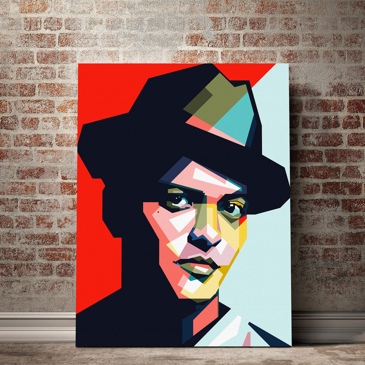 Bruno Mars Superstar Wall Art