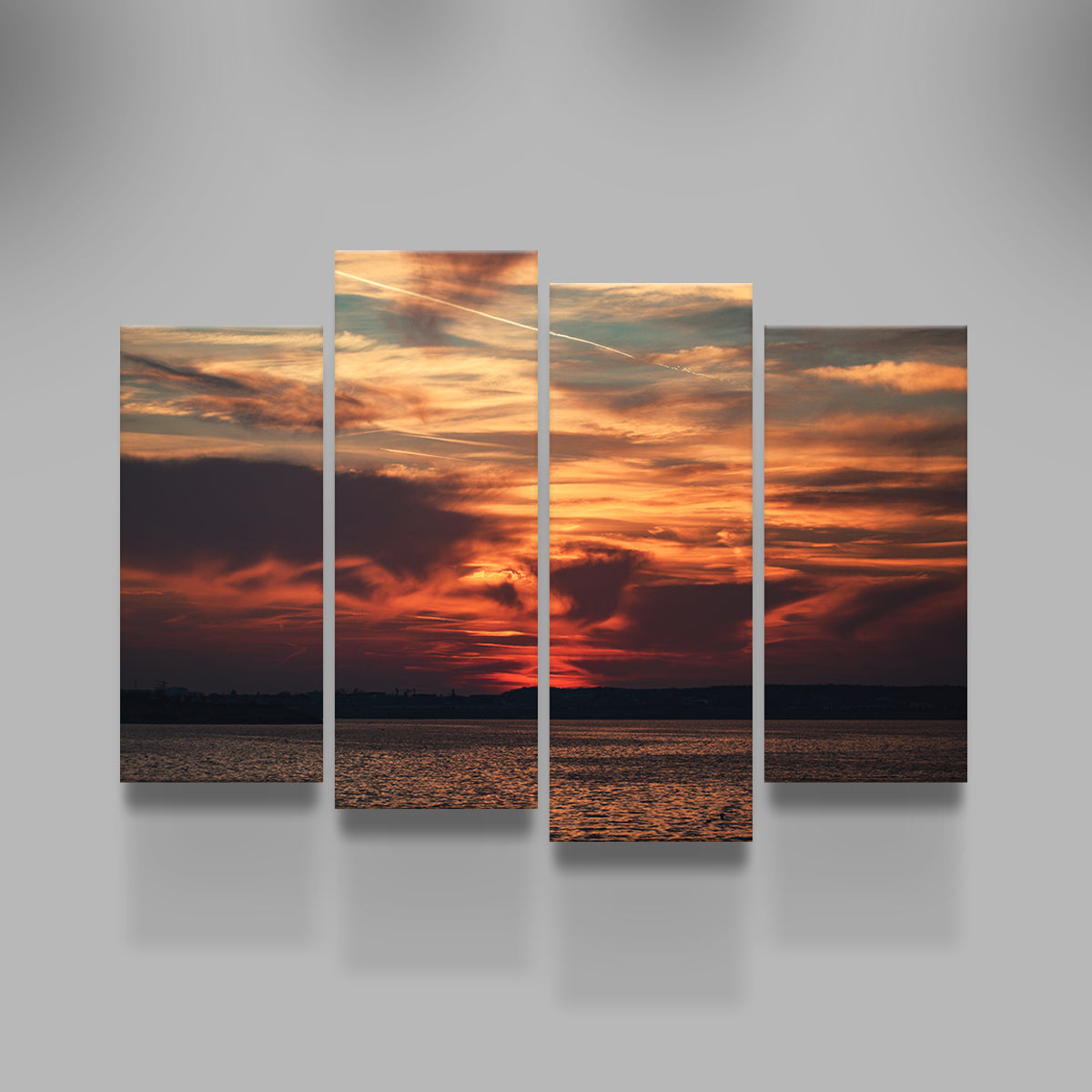 Bucharest Sunset 10 Wall Art