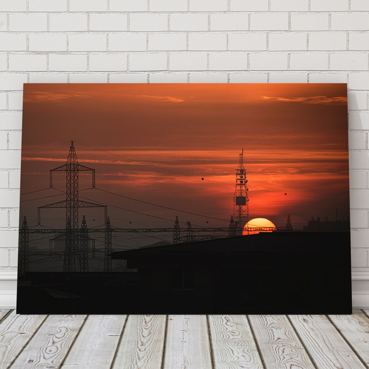 Bucharest Sunset 2 Wall Art