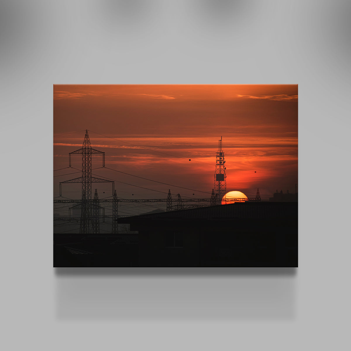 Bucharest Sunset 2 Wall Art
