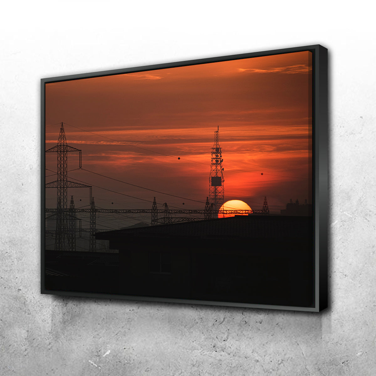 Bucharest Sunset 2 Wall Art