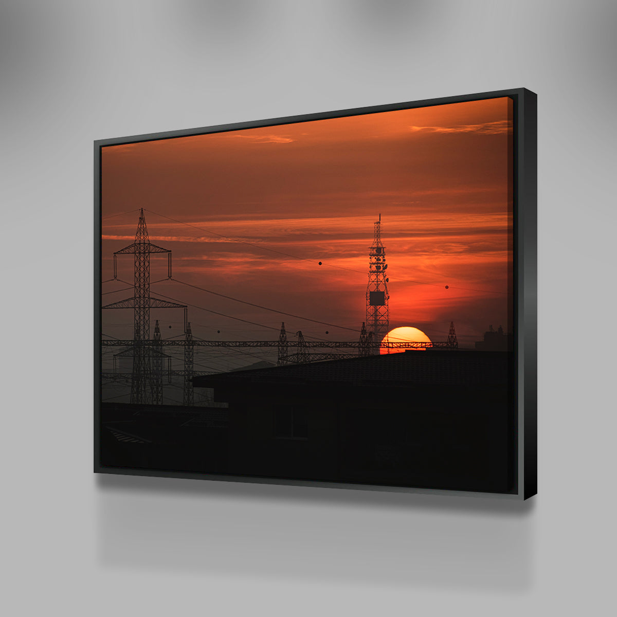 Bucharest Sunset 2 Wall Art