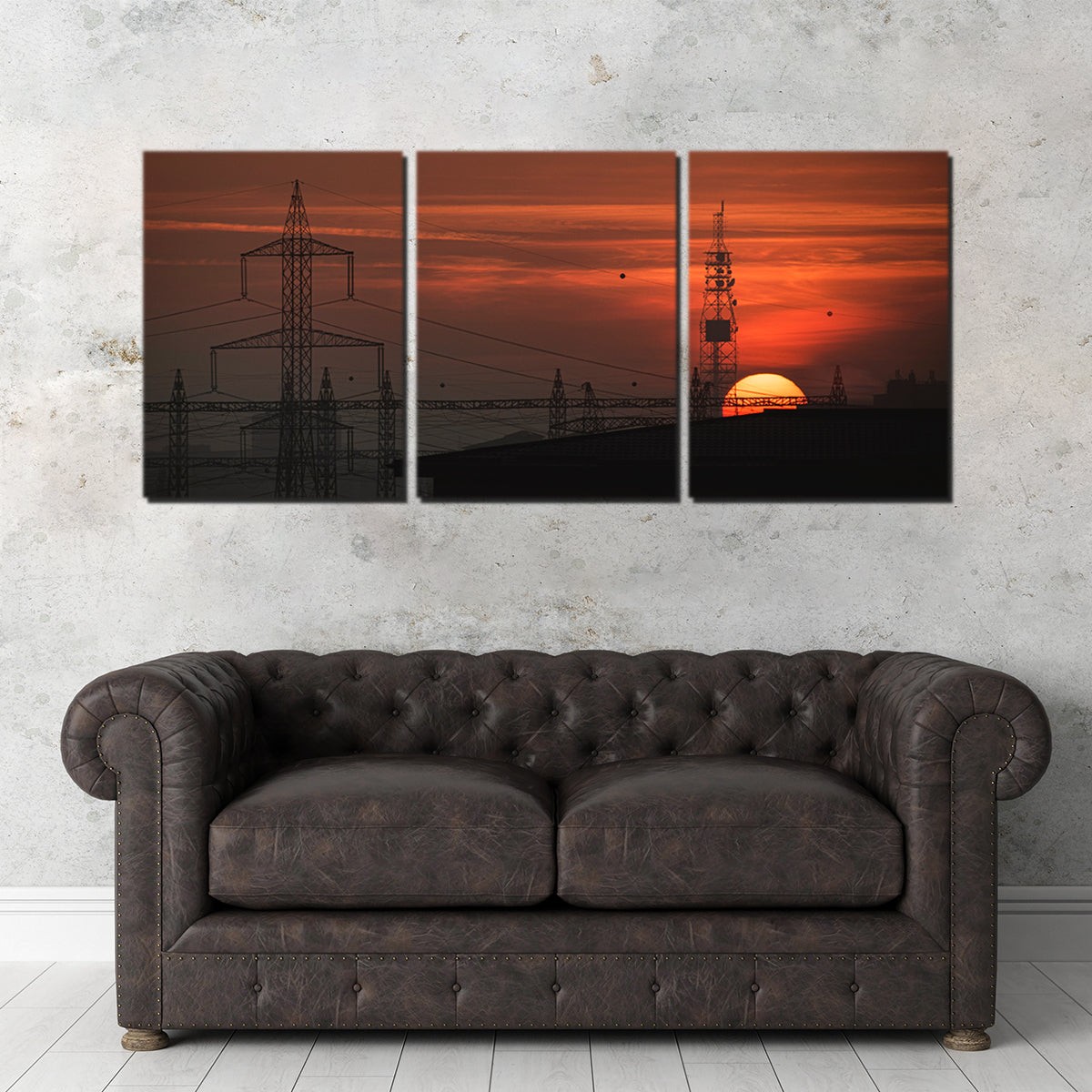 Bucharest Sunset 2 Wall Art