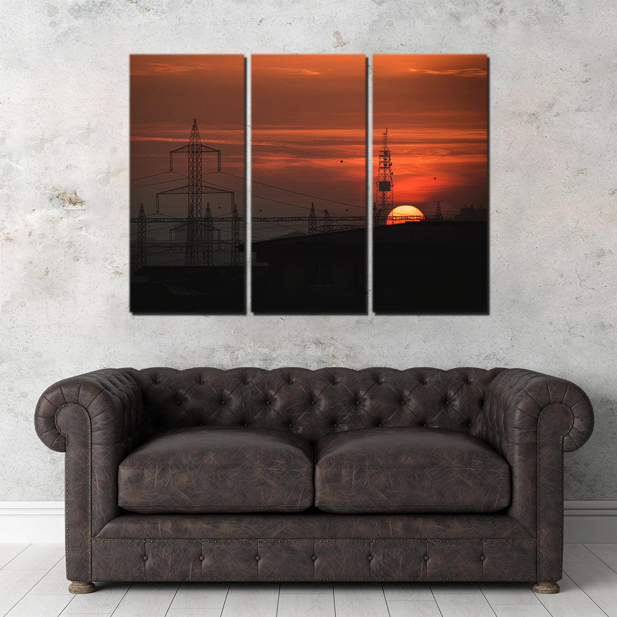 Bucharest Sunset 2 Wall Art