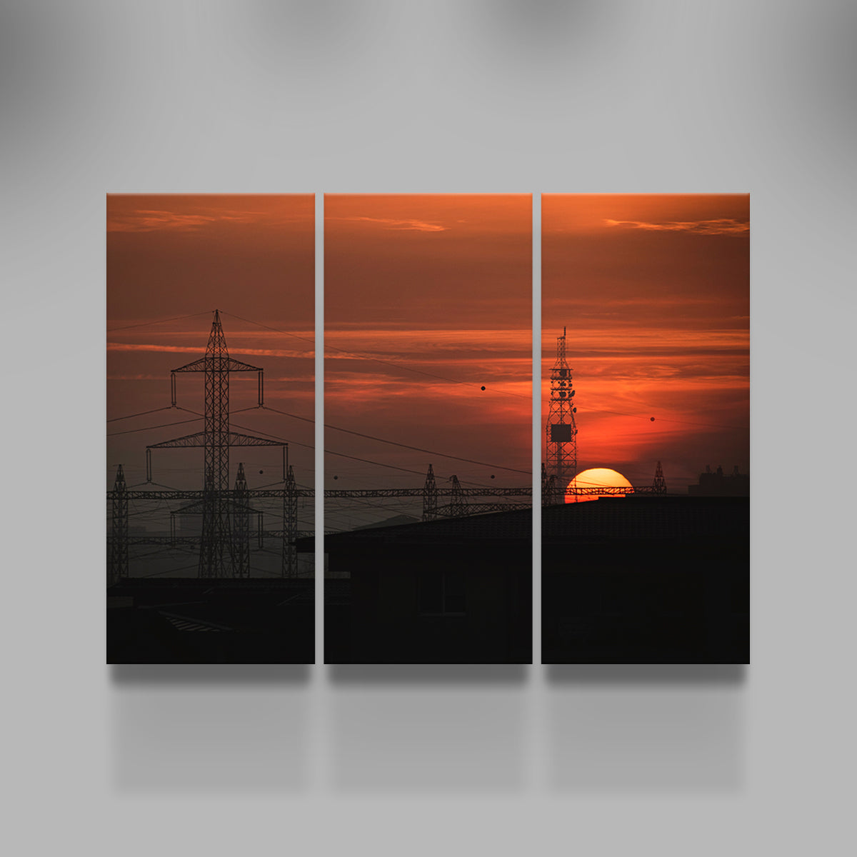 Bucharest Sunset 2 Wall Art