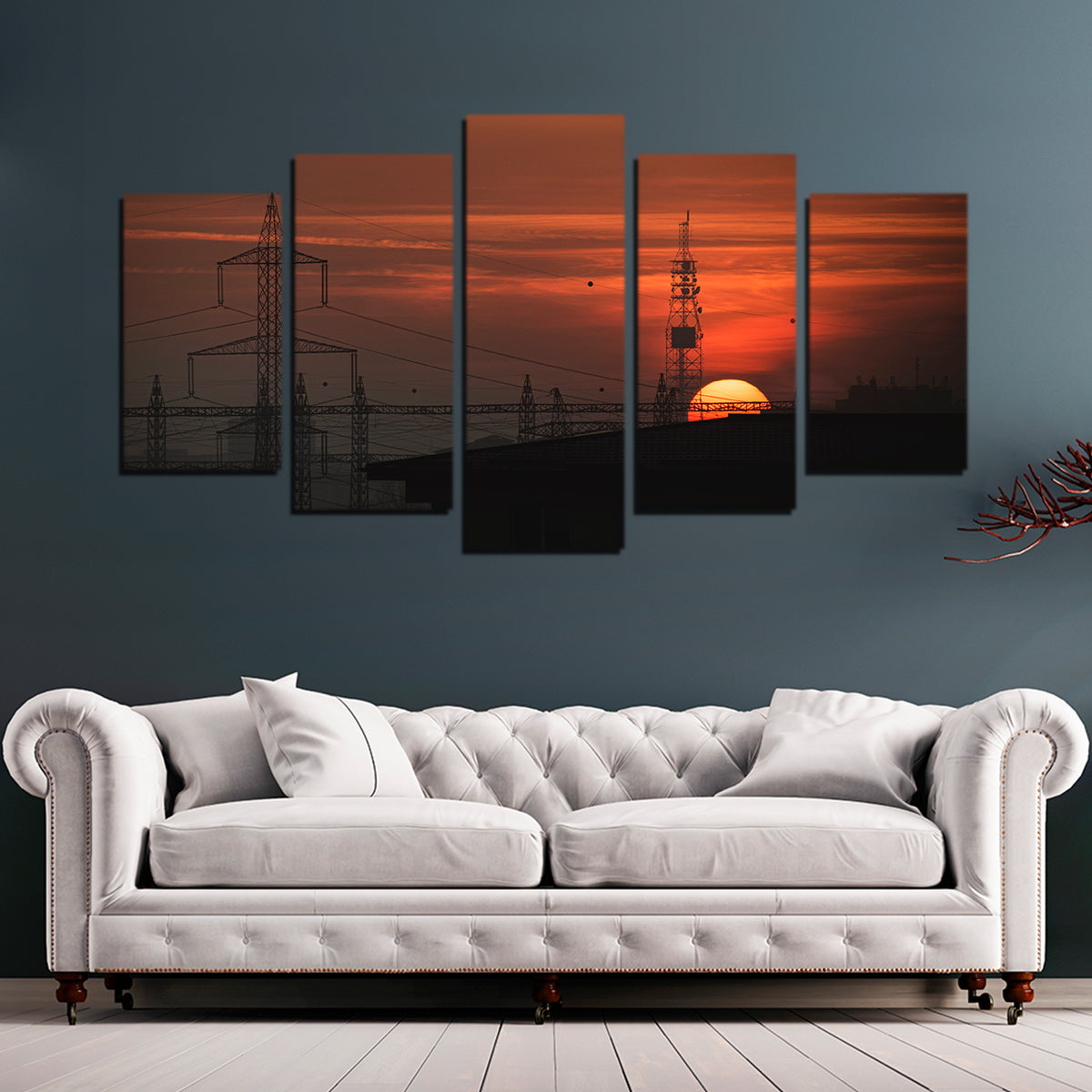 Bucharest Sunset 2 Wall Art