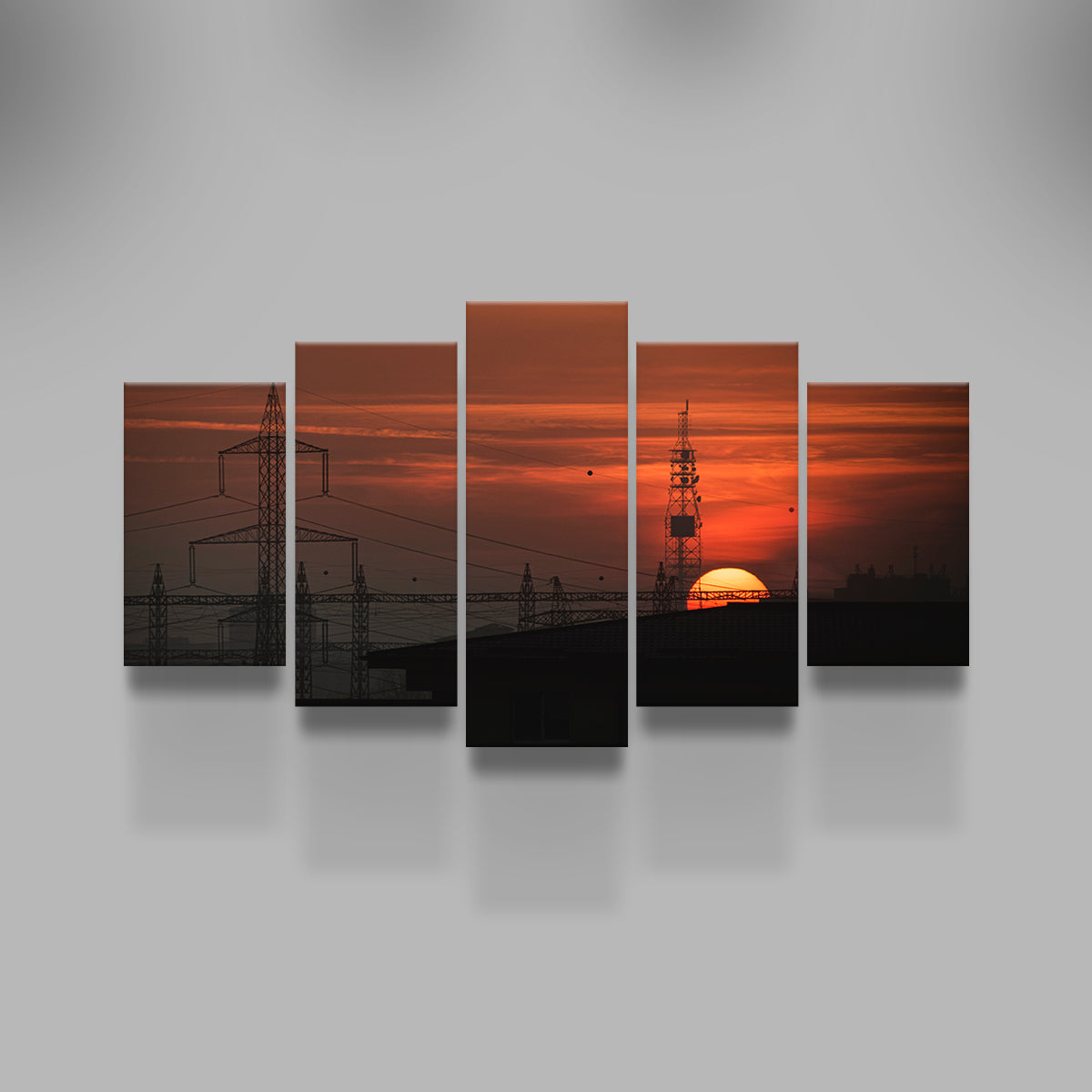 Bucharest Sunset 2 Wall Art