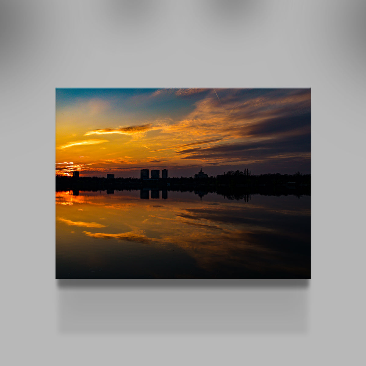 Bucharest Sunset 4 Wall Art