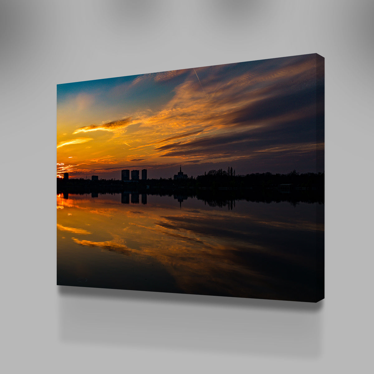 Bucharest Sunset 4 Wall Art