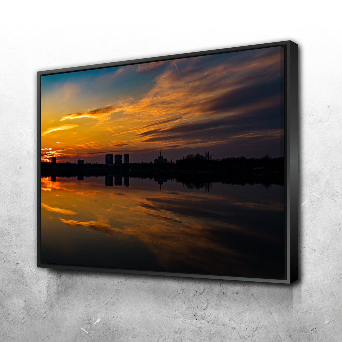 Bucharest Sunset 4 Wall Art