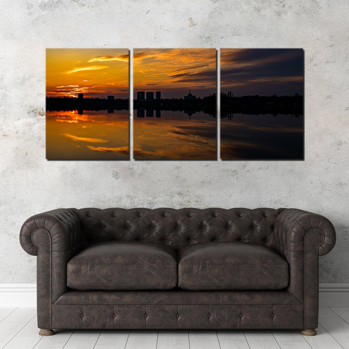 Bucharest Sunset 4 Wall Art