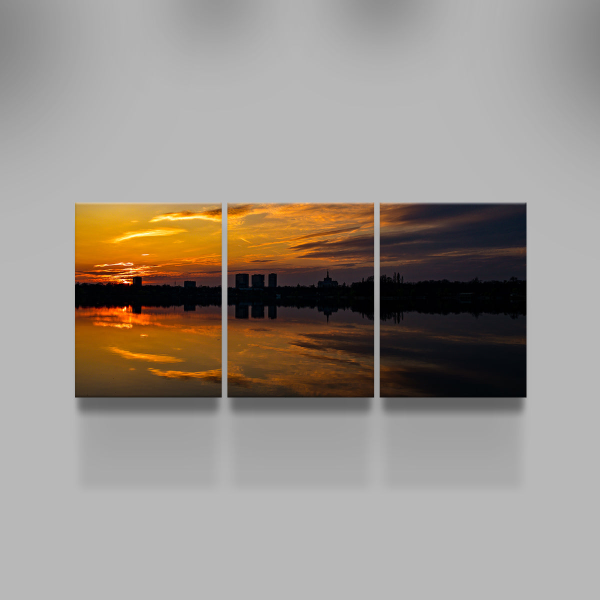 Bucharest Sunset 4 Wall Art